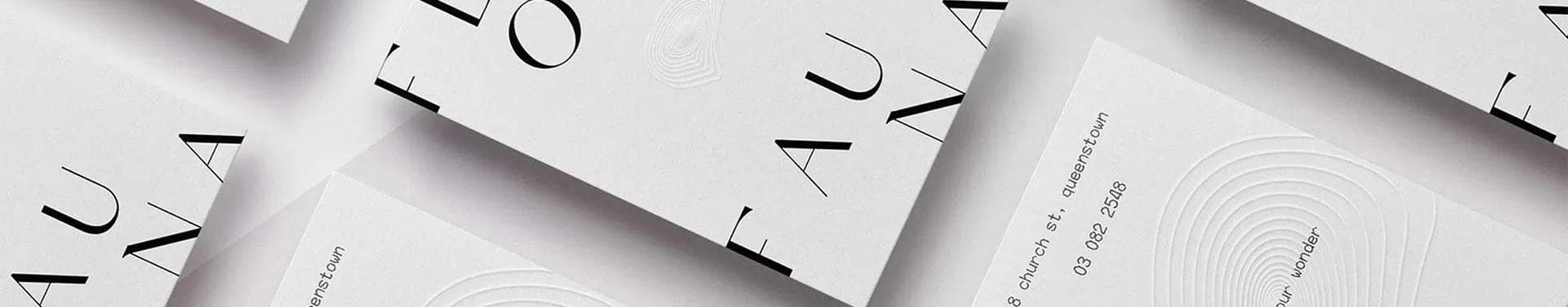 Business Card design for premium shop