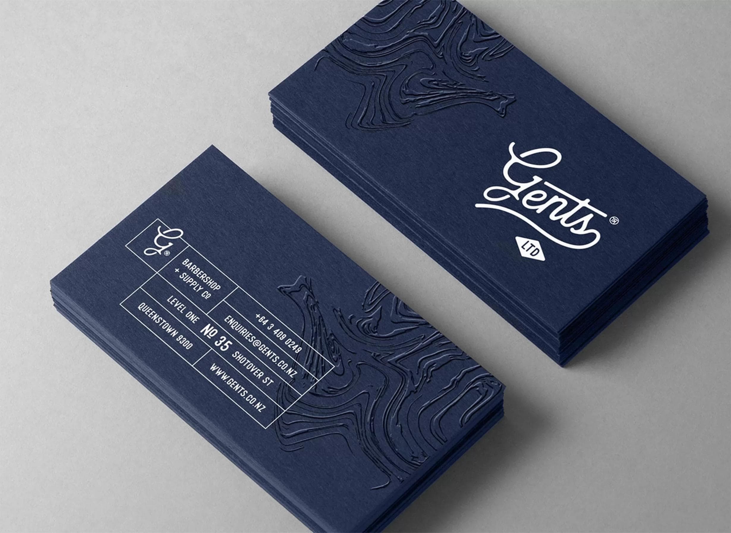 Gents Business card design