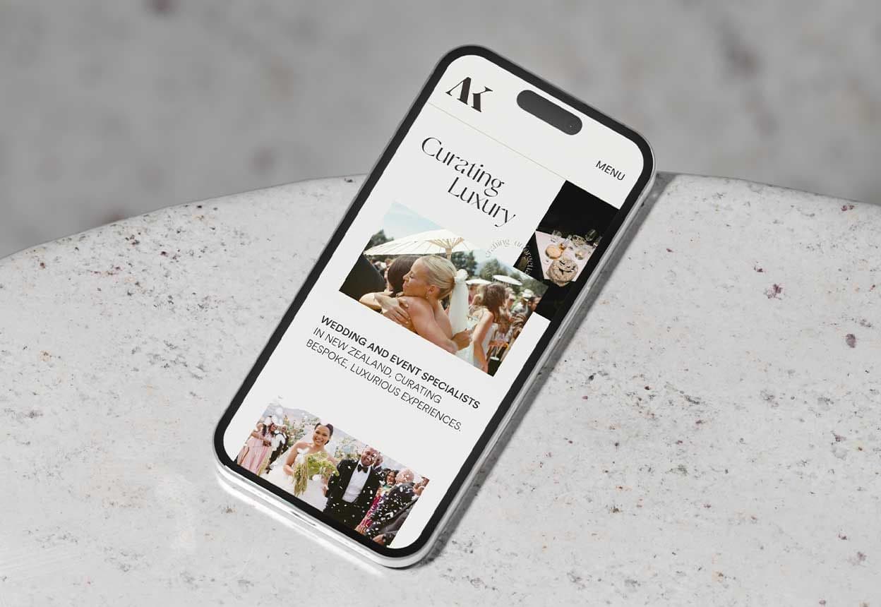 Alexandra Kate website design