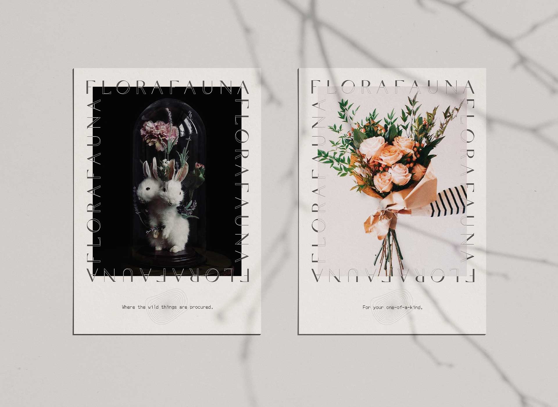 Flora Fauna Graphic Design