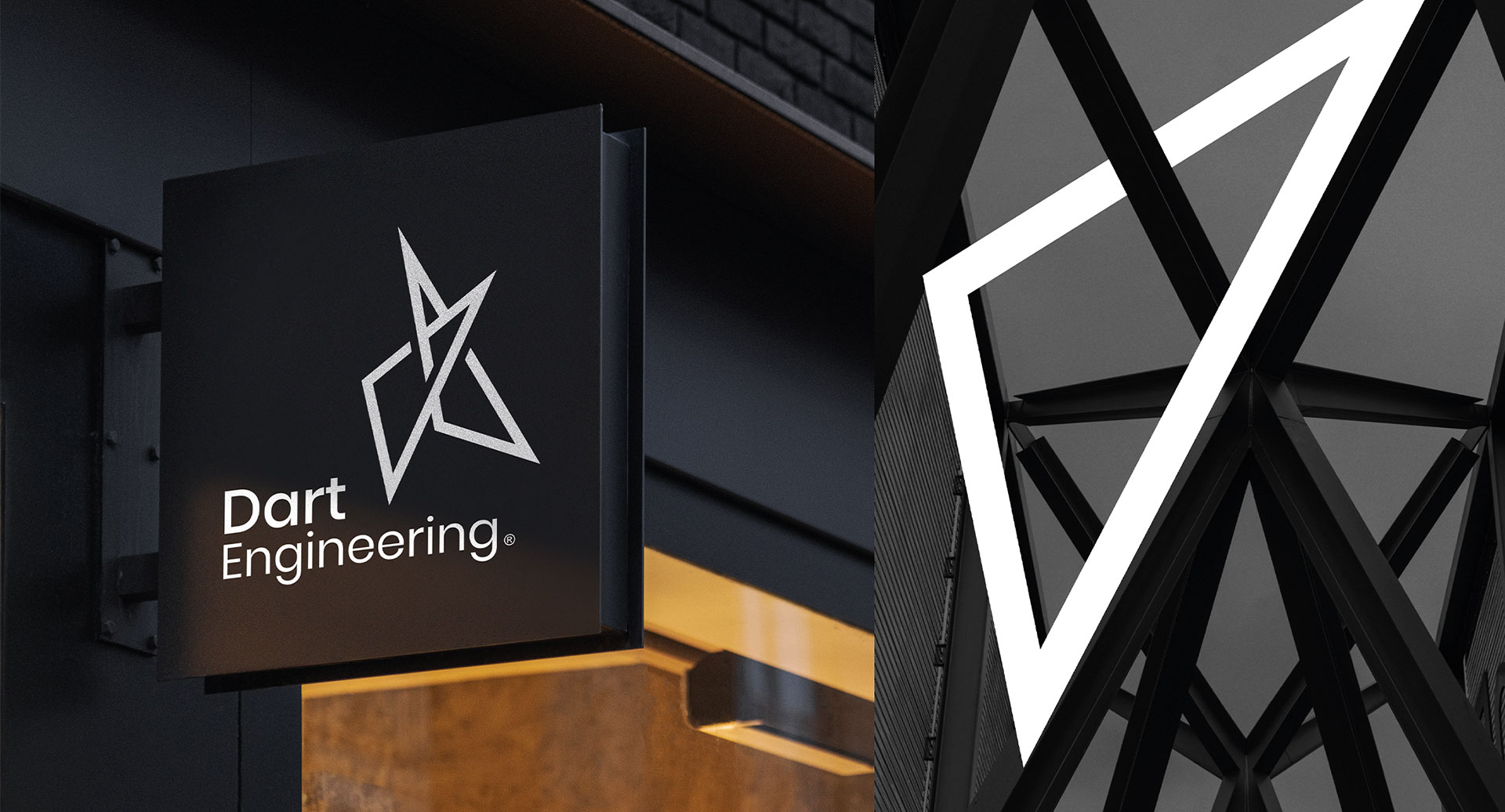 Dart Engineering signage by Whitelaw Mitchell